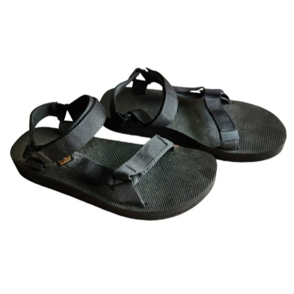 TEVA Men's US 11 Mid Universal Black Sandal